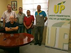 Simpatizantes a UP de Jerez de la Frontera