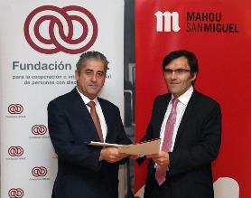 Firma convenio inserta Mahou-San Miguel