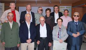 Homenajeados nacidos en 1938 Comisión SUPPO Cadiz con Felix Villar