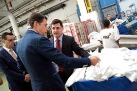 Ignacio González en la visita