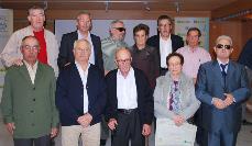 Homenajeados nacidos en 1938 Comisión SUPPO Cadiz con Felix Villar