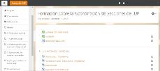 En la imagen se observa la página principal de la plataforma MoodleCloud, donde se detallan la estructura, foros y contenidos de la formación