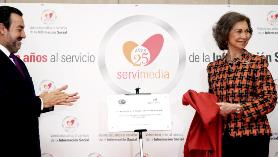 Miguel Carballeda y SM La Reina